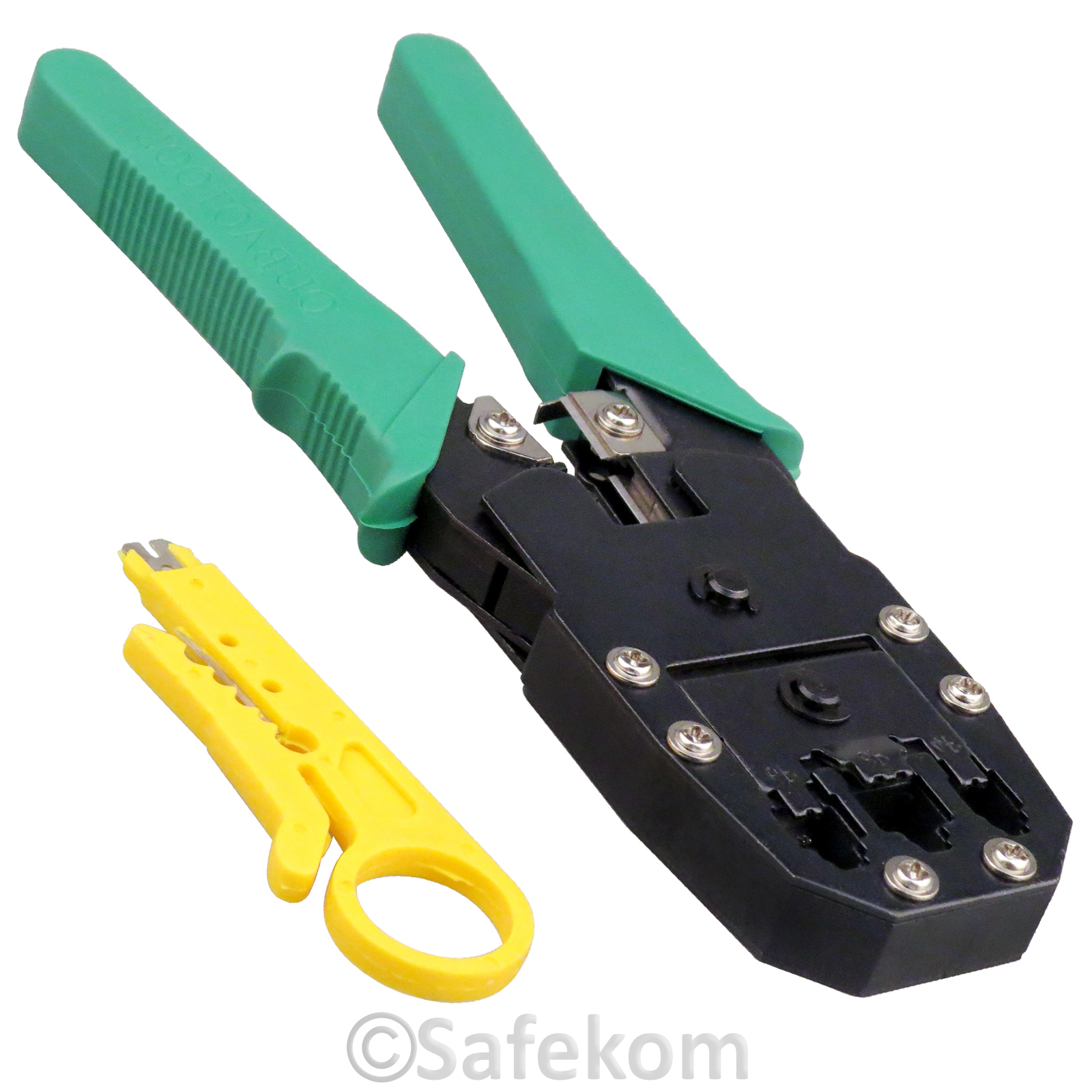 Network Rg Rj Crimping Crimper Crimp Tool Cable Cutter Terminal