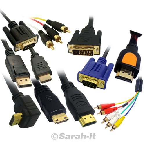 Image is loading Micro-HDMI-S-VGA-to-DVI-D-3-