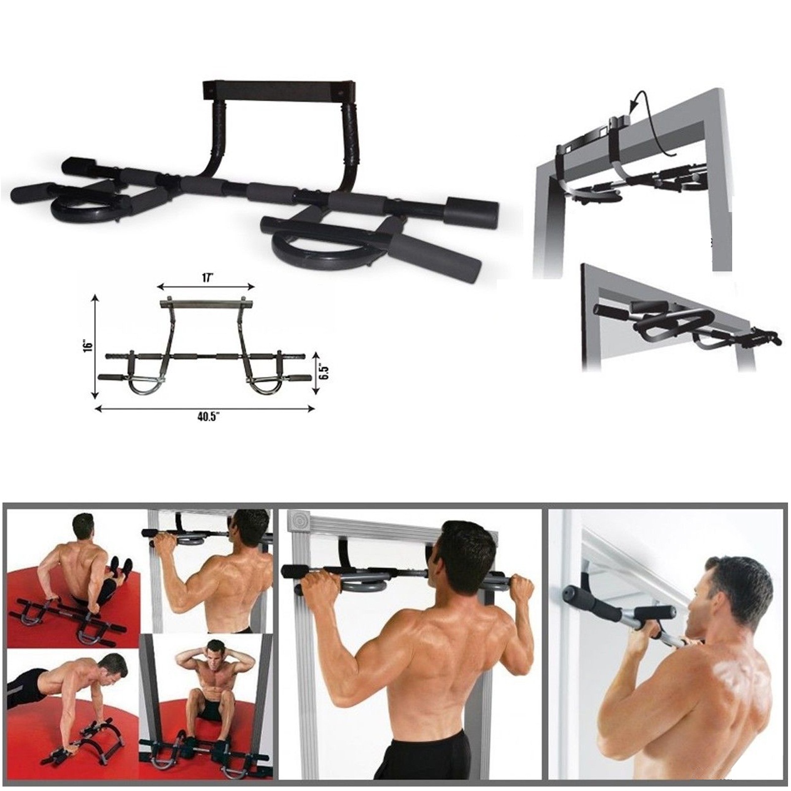 Iron Gym Pull Up Bar Workout Chart