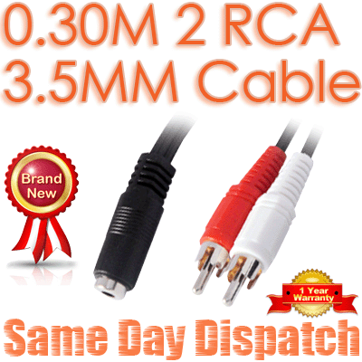 2M USB A Male to RCA AV A/V TV Phono Audio Video Cable  