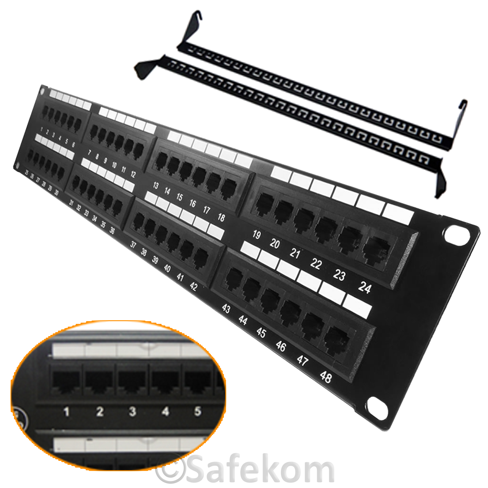 16 24 48 Port RJ45 Network Cat53 Cat6e Switch 19