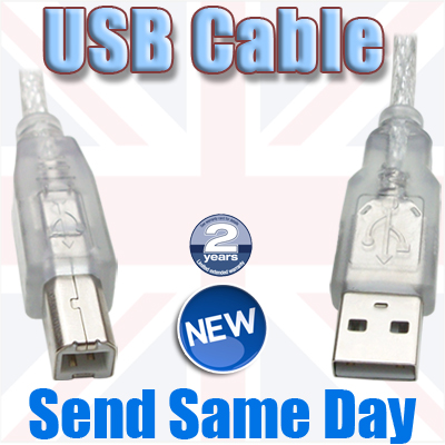 USB V2 0 Firewire Data Printer PC  Laptop Cable 25cm 1M 1 5M 2M 2